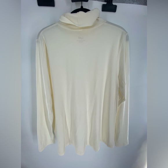 J. Jilll Off White Turtleneck T shirt - Picture 6 of 6
